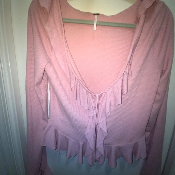 Free People Ruffle Top - Picture 3 of 3